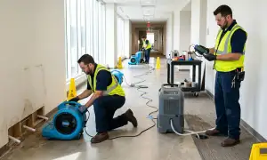 Structural drying equipment for water damage restoration in Everett, WA